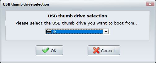 Chọn USB muốn kiểm tra